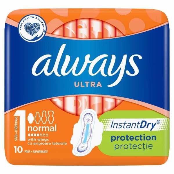 Absorbante ultra plus, 10 bucati, Always