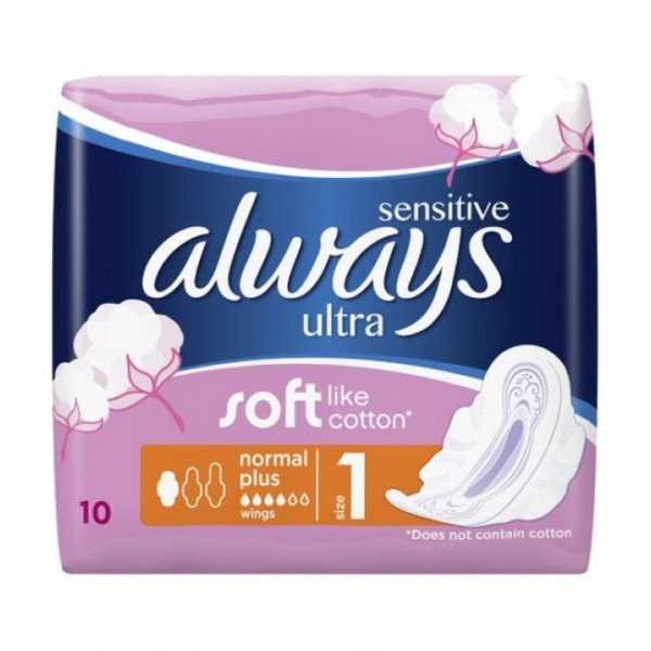 Absorbante Sensitive ultra plus, 10 bucati, Always