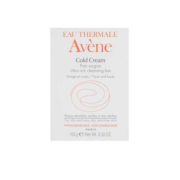 Sapun emolient pentru ten uscat si foarte uscat Cold Cream, 100 g, Avene