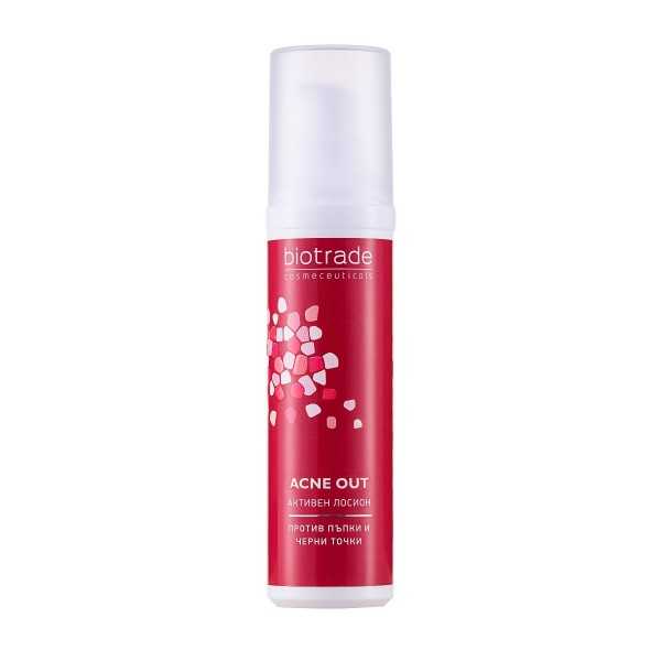 Lotiune activa pentru acnee Acne Out, 60ml, Biotrade