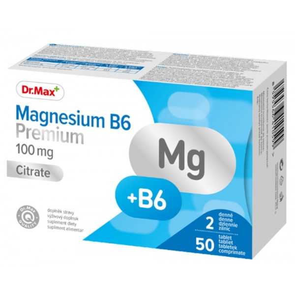 Dr.Max Magnesium B6 Premium, 50 comprimate