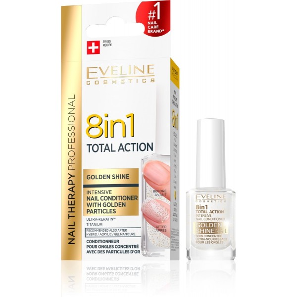 Tratament profesional 8 in 1 Golden Shine Nail Therapy