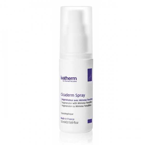 Spray-crema reparatoare si cicatrizanta Cicaderm, 50ml, Ivatherm