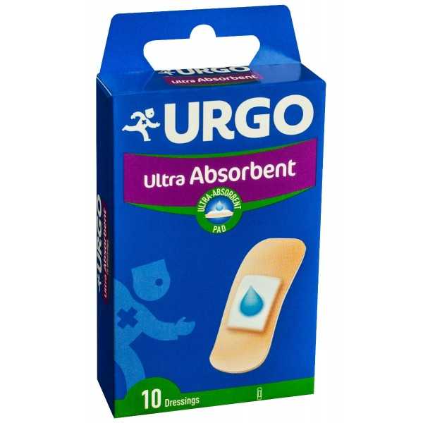 Plasturi ultra absorbant, 10 bucati, Urgo