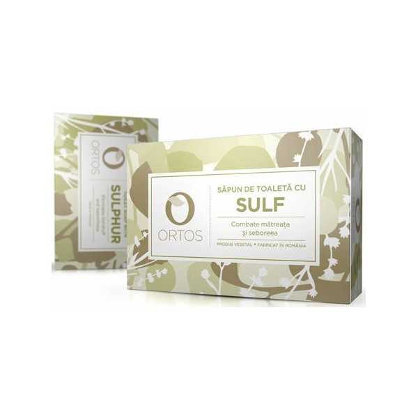 Sapun cu sulf, 100g, Ortos