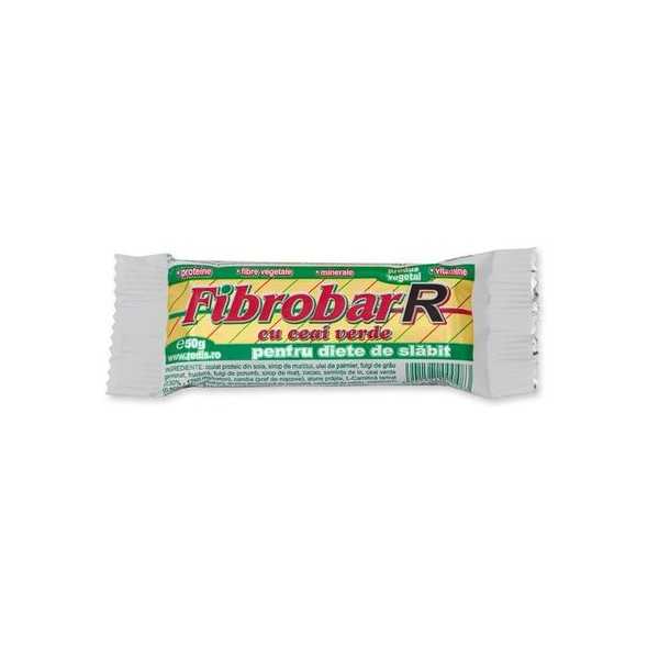 Baton pentru slabit cu ceai verde Fibrobar, 50 g, Redis