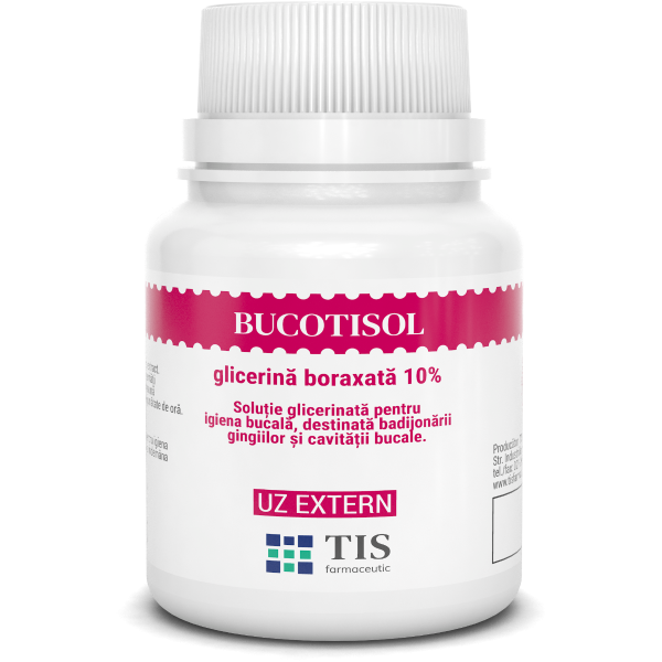 Bucotisol glicerina boraxata 10%, 25ml, Tis Farmaceutic