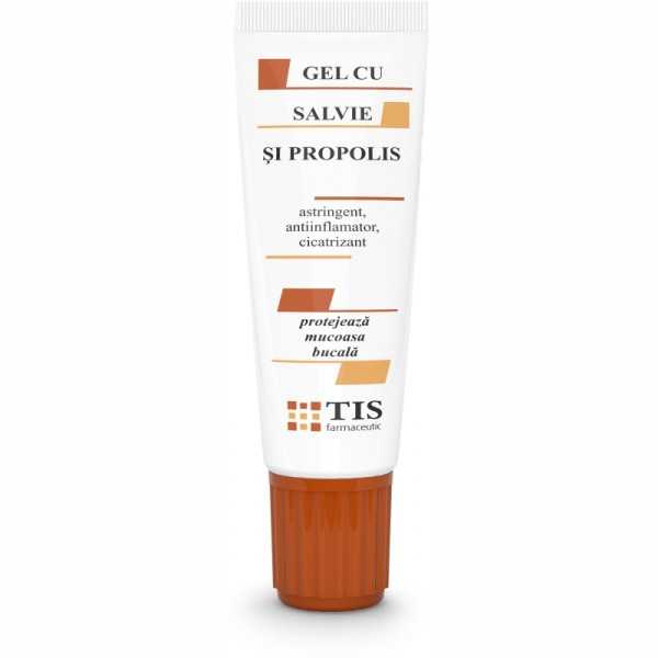 Gel cu salvie si propolis, 20 ml, Tis Farmaceutic