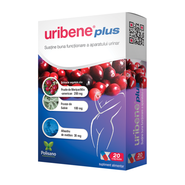 Uribene Plus, 20 capsule, Polisano