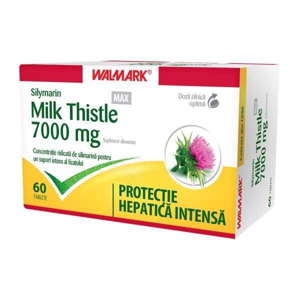 Silymarin Milk Thistle MAX, 60 comprimate filmate, Walmark