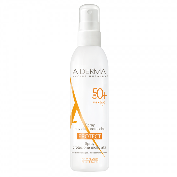 Spray pentru piele sensibila cu SPF 50+, 200 ml, A-Derma Protect