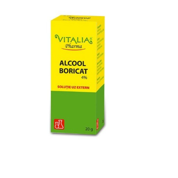 Alcool Boricat 4%, 20g, Vitalia