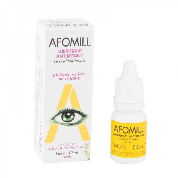 Picaturi oculare decongestionante, 10 ml, Afomill,