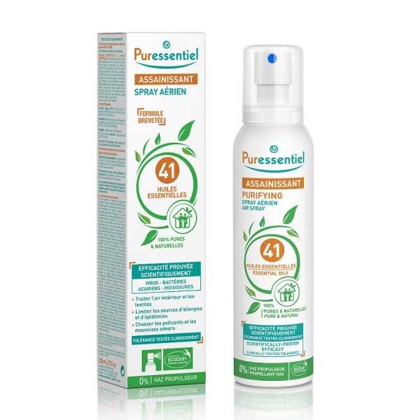 Pulverizator de purificare a aerului cu 41 uleiuri esentiale, 200ml, Puressentiel