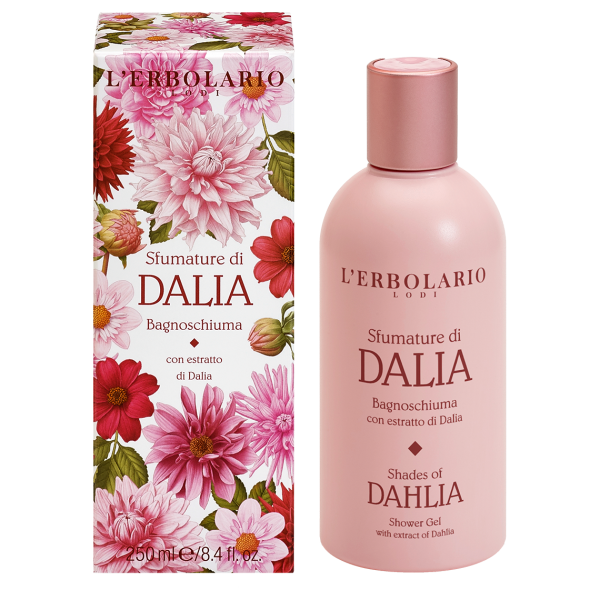 L'Erbolario Gel de dus Shades of Dahlia, 250ml