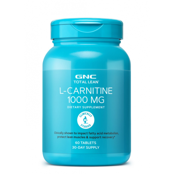 Total Lean L-Carnitina 1000mg, 60 tablete, GNC