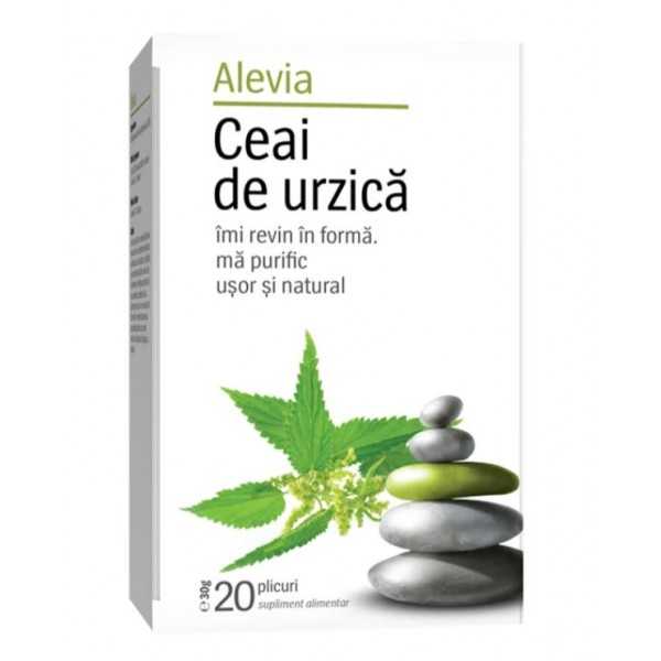 Ceai de urzica, 20 plicuri, Alevia