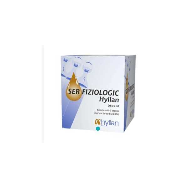 Ser fiziologic, 20 monodoze x 5ml, Hyllan