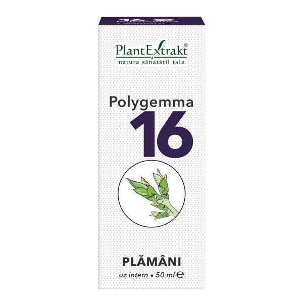 Polygemma 16 pentru plamani, 50ml, Plant Extrakt