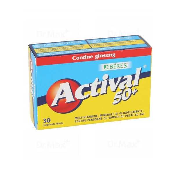 Actival 50+, 30 comprimate, Beres