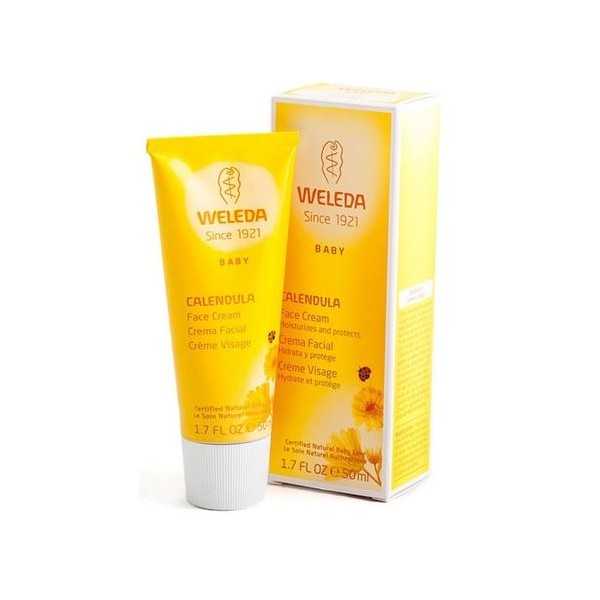 Crema de fata hidratanta cu galbenele Baby, 50ml, Weleda