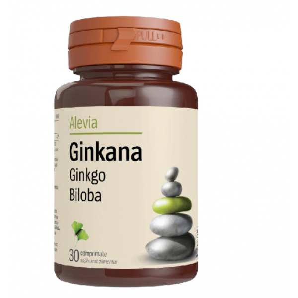 Ginkana Ginkgo Biloba 40mg, 30 comprimate, Alevia