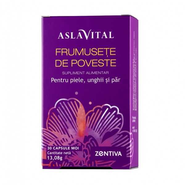 Frumusete de poveste pentru piele, unghii si par, 30 capsule moi, Aslavital