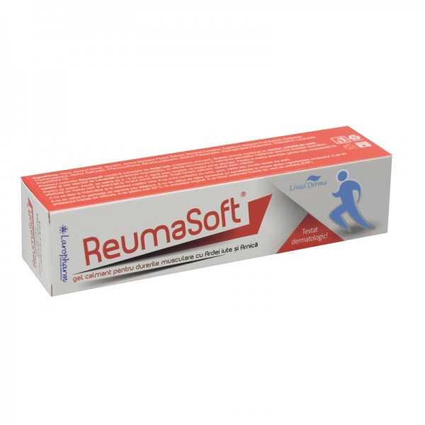 Gel cu arnica si ardei iute Reumasoft, 40g, Laropharm