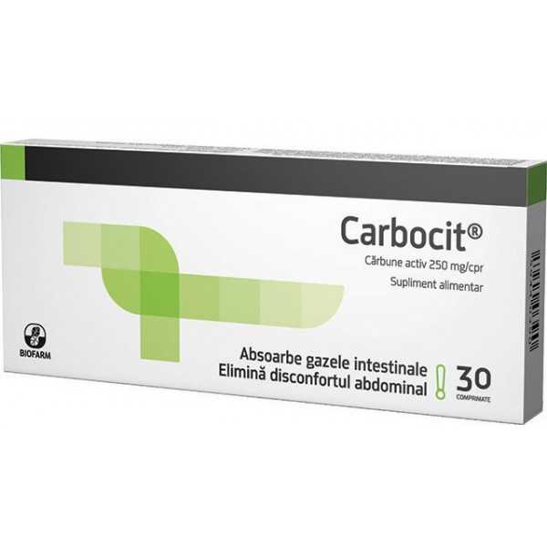 Carbocit, 30 comprimate, Biofarm