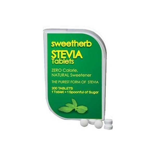 Indulcitor cu extract de stevia, 200 tablete, Sweetly