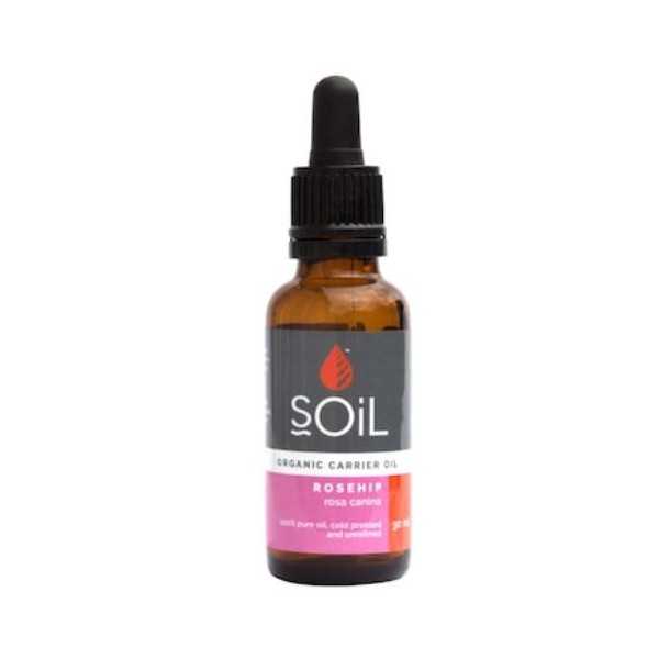 Ulei de Baza Rose Hip - Macese, 100% Organic Ecocert, 30ml, Soil