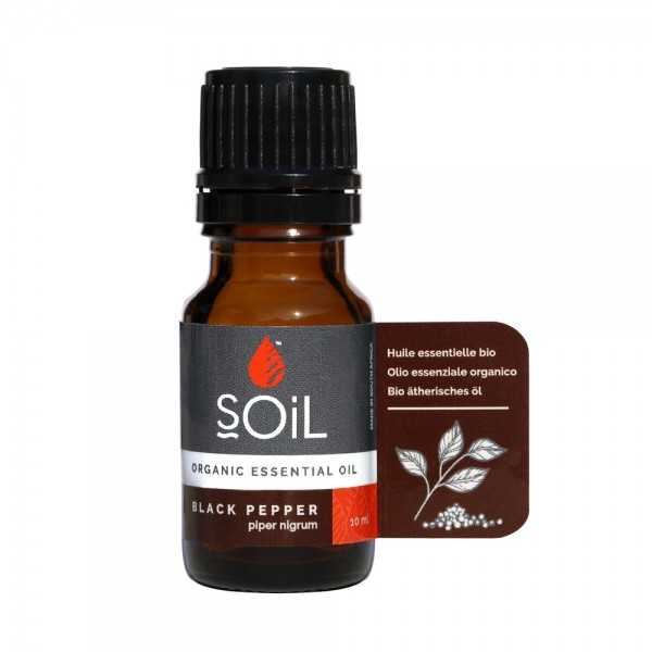 Ulei Esential Piper Negru Pur 100% Organic, 10ml, Soil