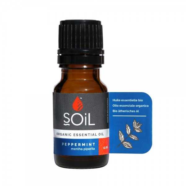 Ulei Esential Menta Creata Pur 100% Organic, 10ml, Soil