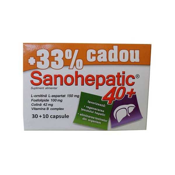 Sanohepatic 40+, 30 capsule, Natur Produkt