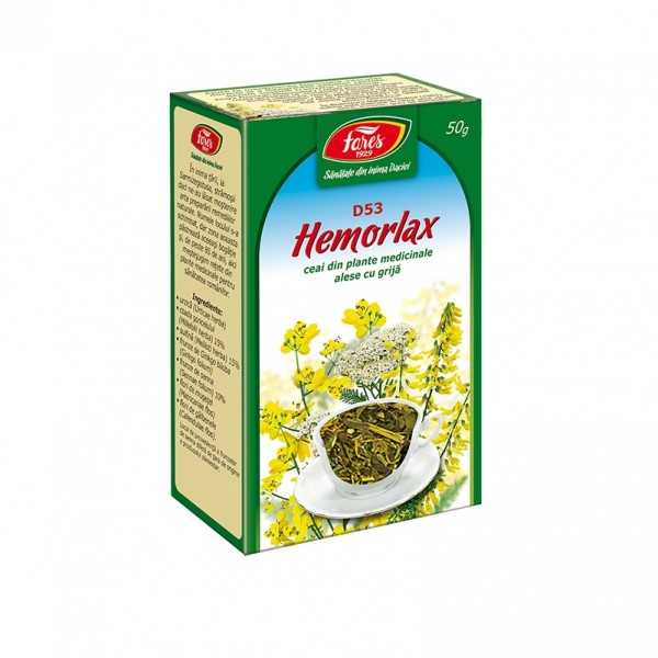 Ceai Hemorlax, 50 g, Fares