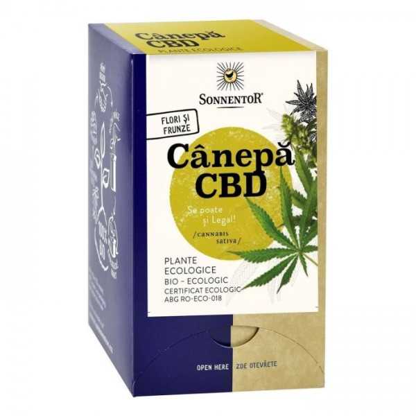 Ceai Bio Canepa CBD, 18 plicuri, Sonnentor