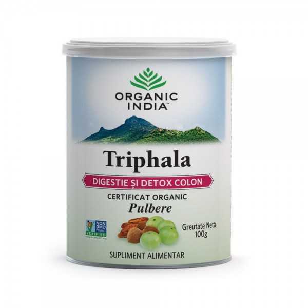 Triphala Digestie Detox Colon, 100g, Organic India