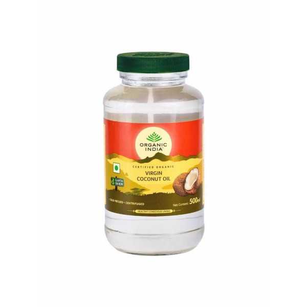 Ulei de cocos virgin presat la rece Bio, 500ml, Organic India