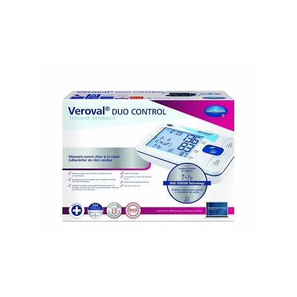 Tensiometru digital de brat Alb Veroval Duo Control manseta M, Hartmann