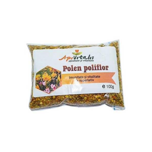 Polen Poliflor uscat, 100g, Api Vitalis