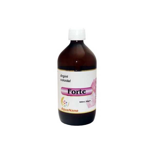 Argint coloidal Forte 30 ppm AquaNano, 480ml, Aghoras