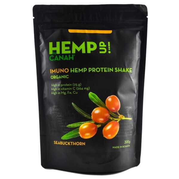 Imuno shake proteic de canepa si catina ECO, 300g, Canah