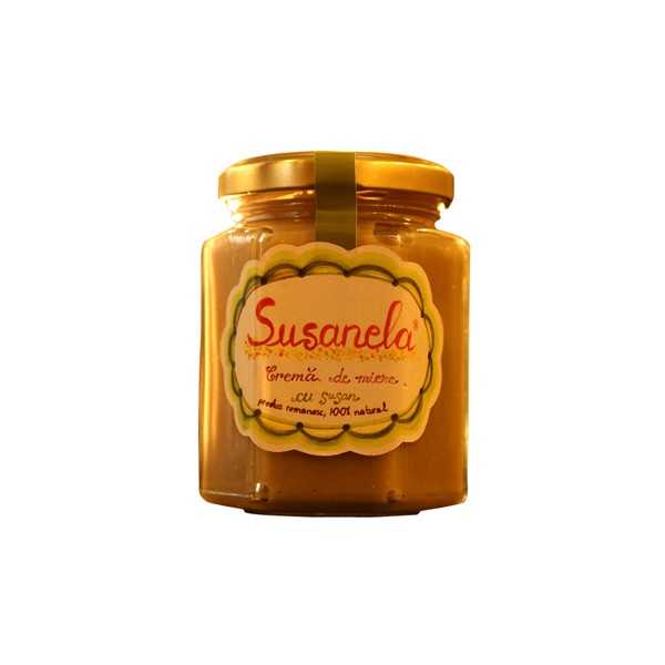 Crema de miere cu susan Susanela, 210g, Prisaca Transilvania