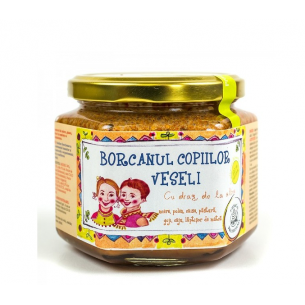 Borcanul copiilor veseli, 400g, Prisaca Transilvania