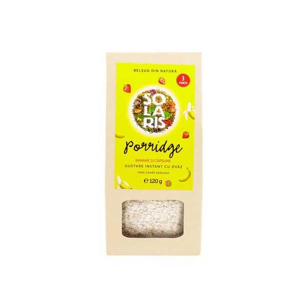 Porridge banane si capsuni, 120g, Solaris