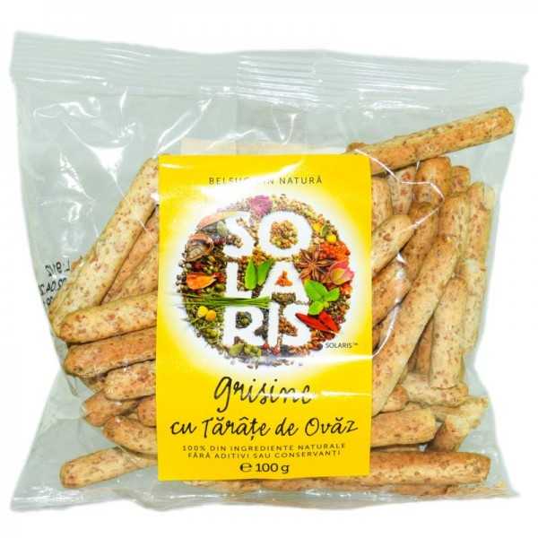 Grisine cu tarate de ovaz, 100g, Solaris