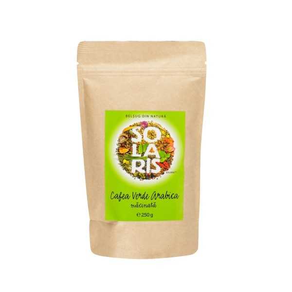 Cafea verde Arabica macinata, 250g, Solaris