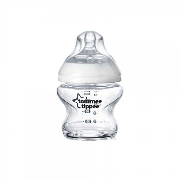 Biberon din sticla Closer to Nature +0 luni, 150ml, Tommee Tippee