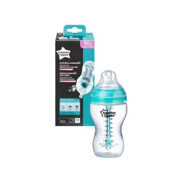 Biberon anticolici Closer to Nature +3 luni, 340ml, Tommee Tippee