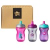 Set Cani ONL roz Fete 300ml 12luni+, 3 bucati, Tommee Tippee